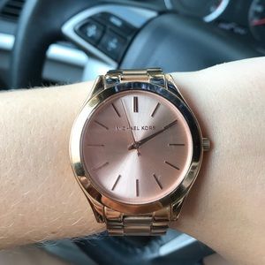 Micheal Kors Rose Gold Watch